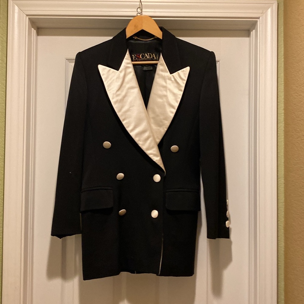 escada vintage double breasted jacket.